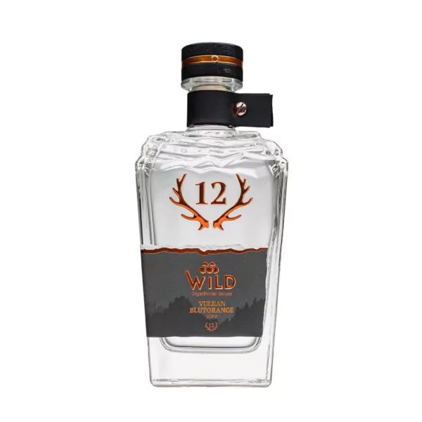 Produktbild des 12-Ender Premium Edelbrandes Vulkan Blutorange Moro.